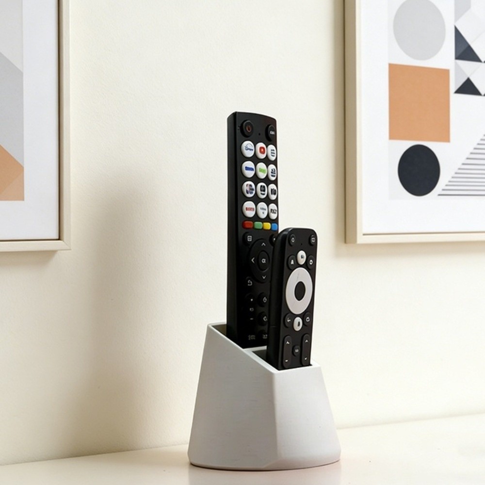 3D Printing Table - 2-Hole Remote Control Holder 3D Printed