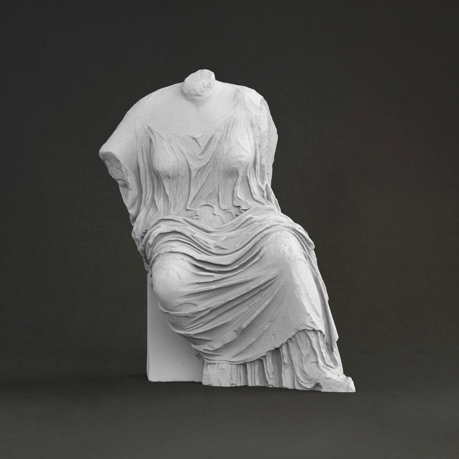 3D Printing Material - 'Hestia ' Sculpture, 3D Printed Resin