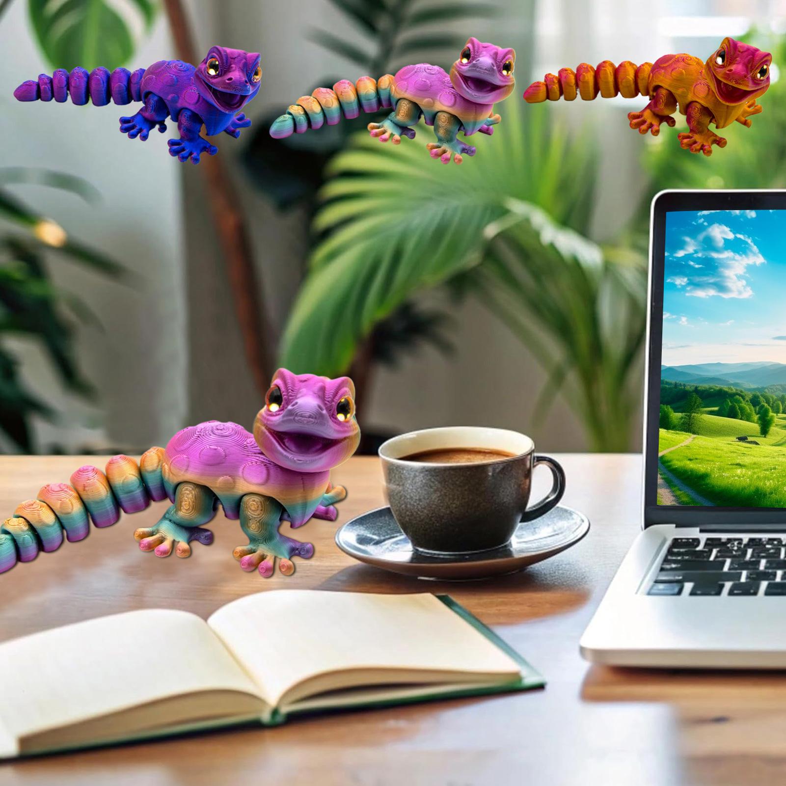 3D Printed Gecko Figurine Liza - 3D Printing Table review and price