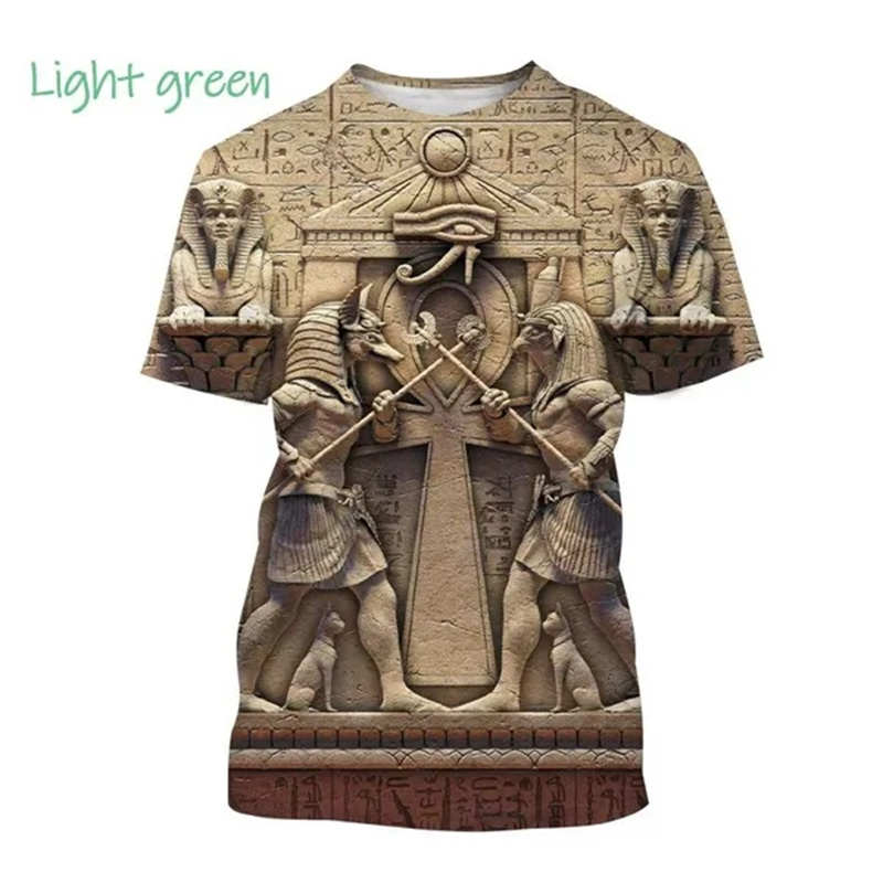Summer New Pharaoh 3D Print T- - 3D Printing Industrial review and price