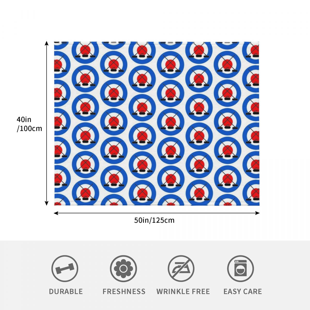 curling icons Throw Blanket Li - 3D Printing Icon review and price