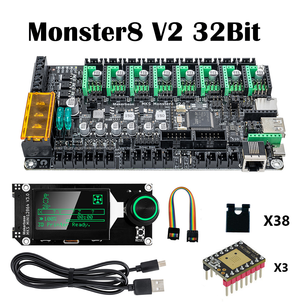 Makerbase MKS Monster8 V2 32Bi - 3D Printing Table review and price