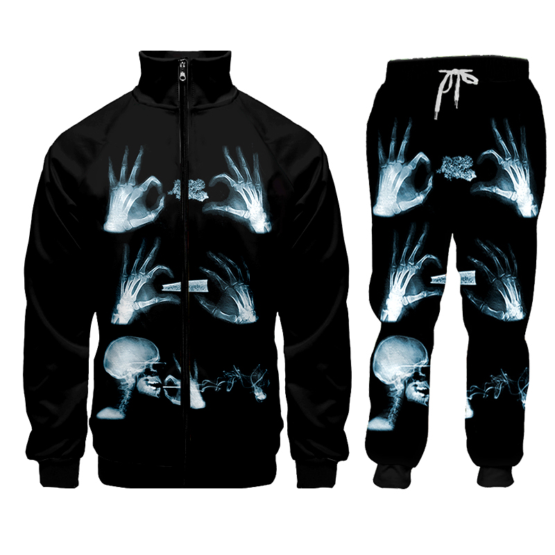 Hoodie pant Hip Hop Women/men  - 3D Printing X Ray review and price