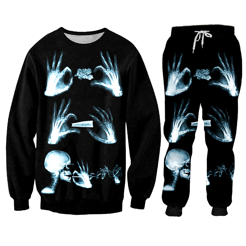 Hoodie pant Hip Hop Women/men  - 3D Printing X Ray review and price