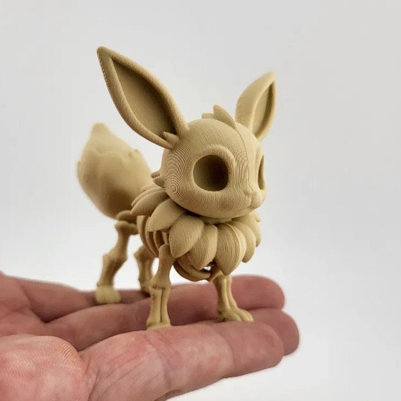 Pokémon Fossil Bone Model Eeve - 3D Printing Material review and price
