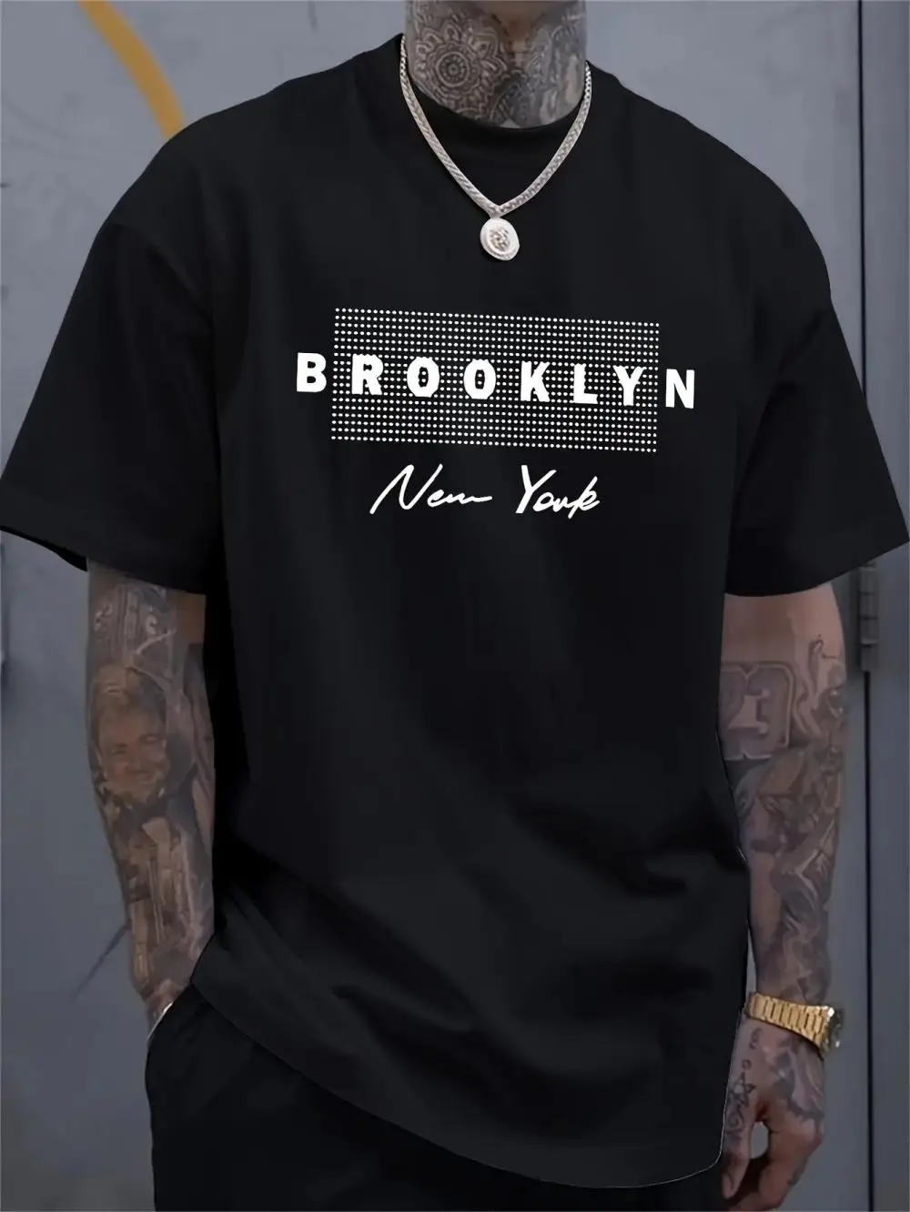 Men's New York Letter Printed  - 3D Printing York review and price