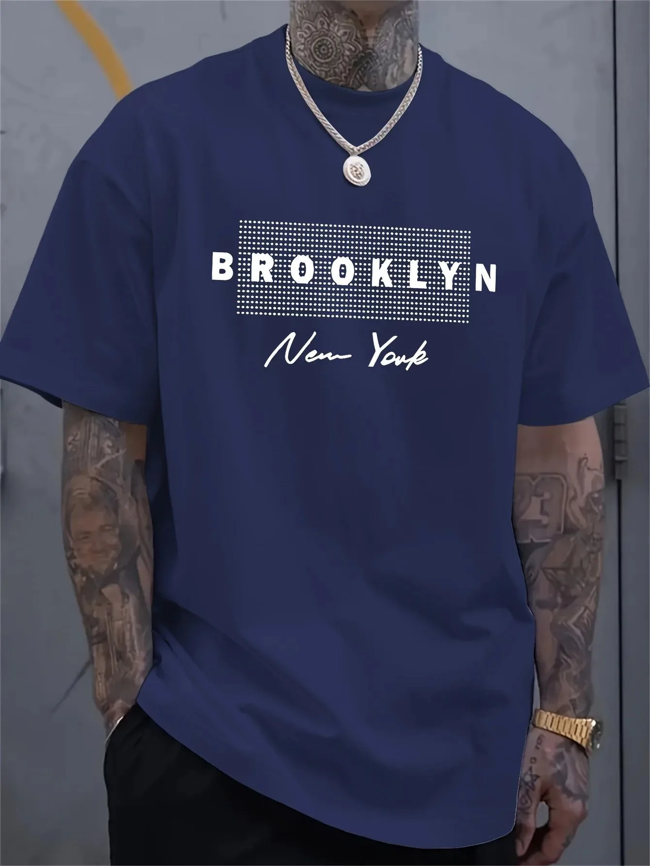Men's New York Letter Printed  - 3D Printing York review and price