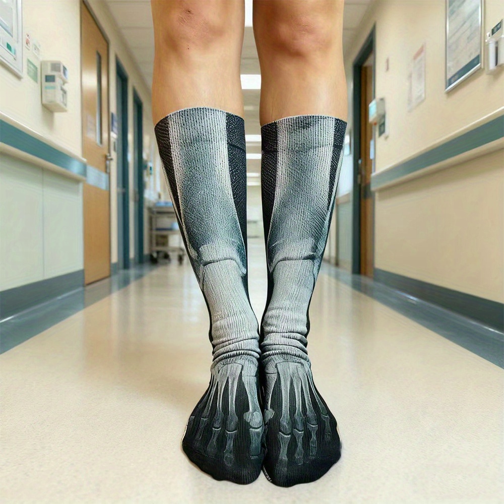 3D Skeleton X-Ray Crew Socks M - 3D Printing X Ray review and price