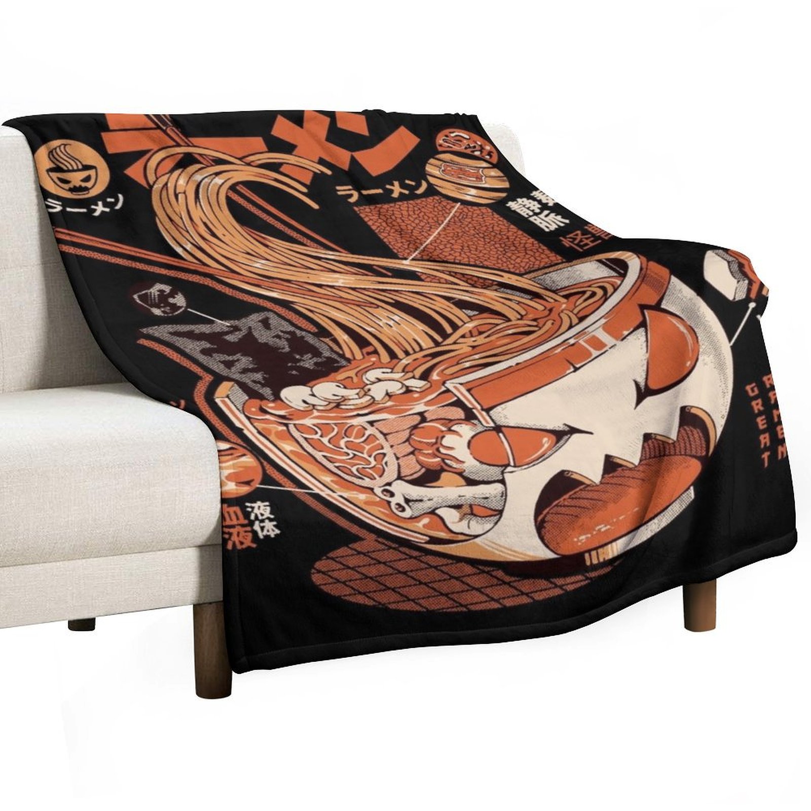Black X-ray Great Ramen! Throw - 3D Printing X Ray review and price