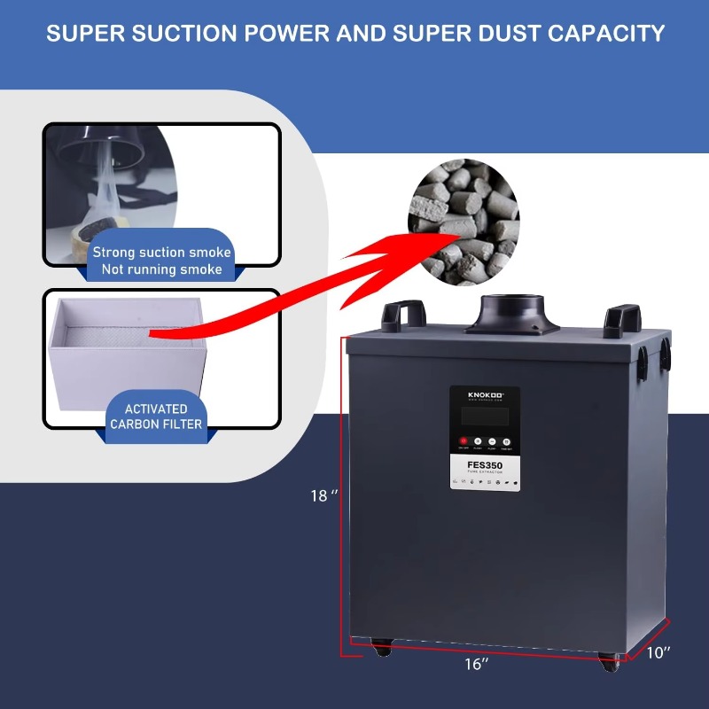 KNOKOO 350W Industrial Fume Ex - 3D Printing Industrial review and price