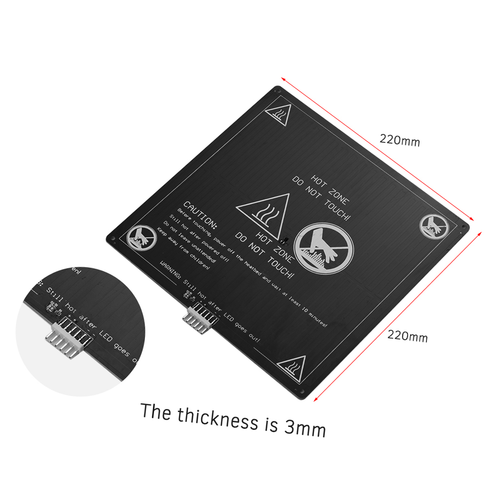 Aluminum Heated Bed 12V Hotbed - 3D Printing Industrial review and price