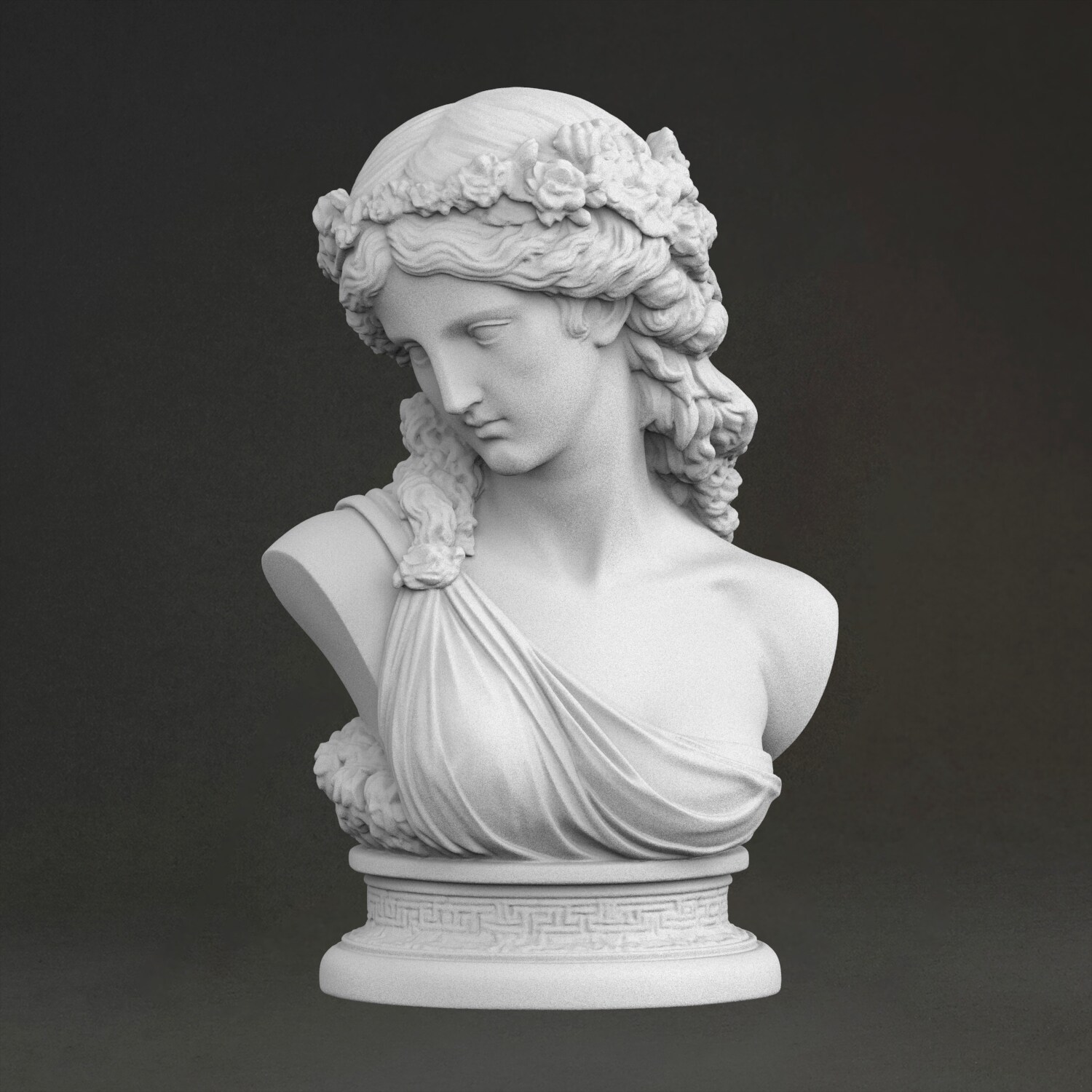 'Bust of Ariadne' Sculpture, 3 - 3D Printing Material review and price