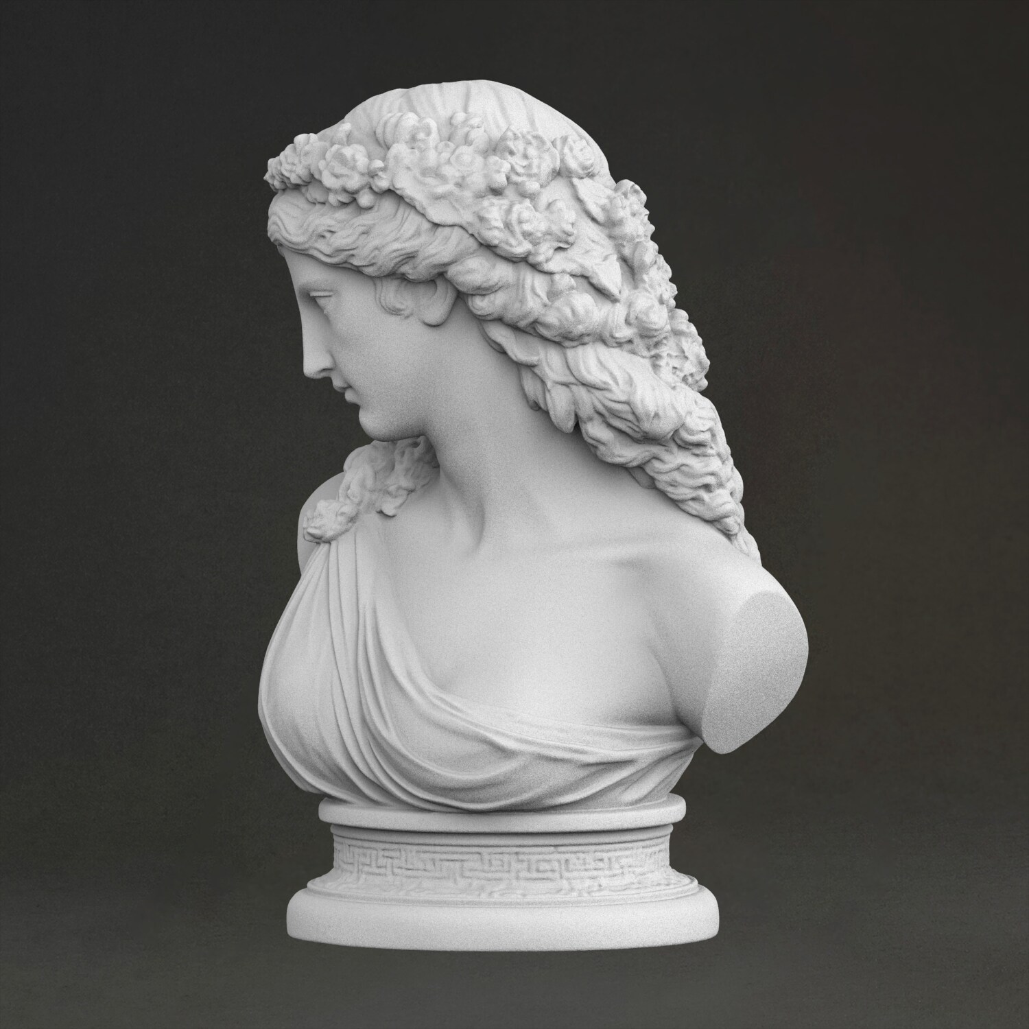 'Bust of Ariadne' Sculpture, 3 - 3D Printing Material review and price