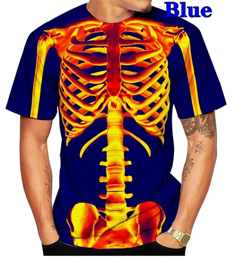 Horror Skull Skeleton Graphic  - 3D Printing X Ray review and price