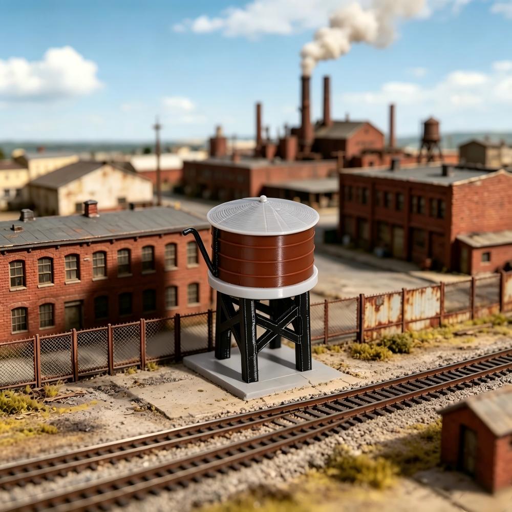 N Scale Water Tower Miniature  - 3D Printing Table review and price