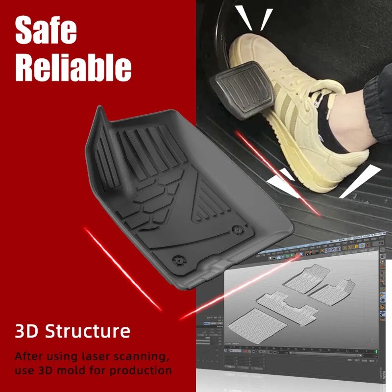TPE 3D Fuel 5 Seats Trunk Mat  - 3D Printing Tpe review and price