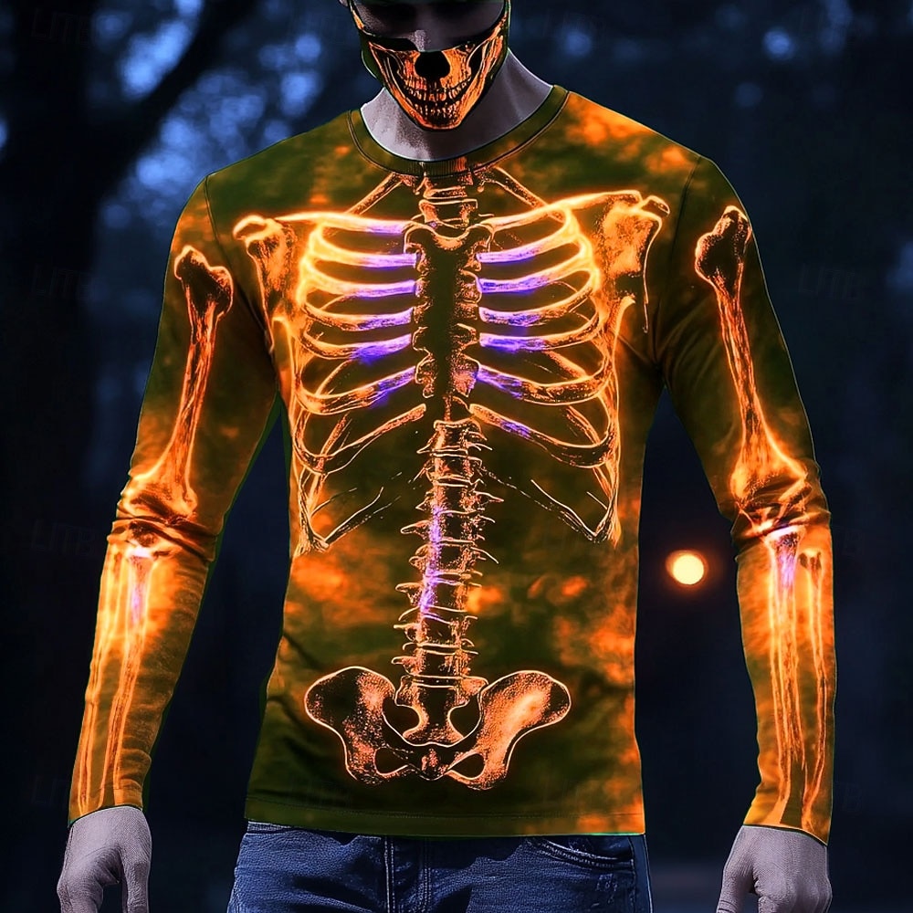 Men Glowing X-Ray Skeleton 3D  - 3D Printing X Ray review and price